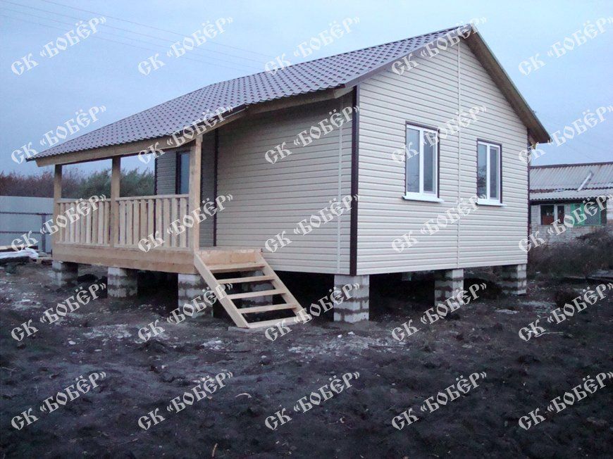 Каркасный дом 6x7 в Шаховской